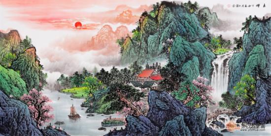 古意、禅意、诗意——画家王宁山水画,美得让人心动!