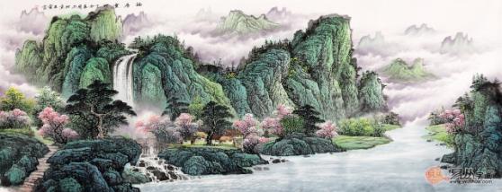 古意、禅意、诗意——画家王宁山水画,美得让人心动!