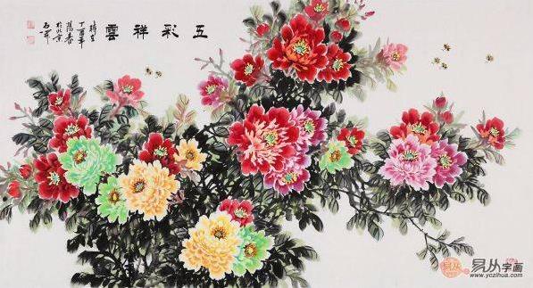 客厅里挂花鸟画选什么题材好,这四类最适宜了