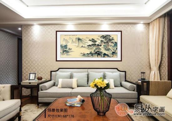 想要打造浓郁中国风?这4款中式客厅挂画不可错过