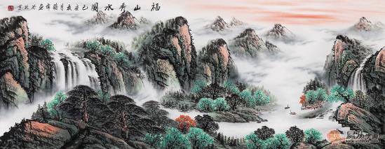 易从网分享:家庭客厅装饰画的选择搭配和技巧