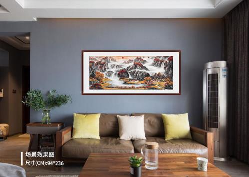 提升客厅格调的背景墙装饰画推荐 让家更独特精致!