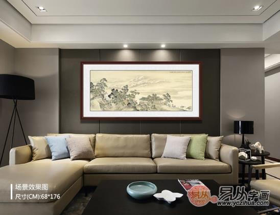 沙发墙挂画选择有讲究,搭配不好反而会适得其反