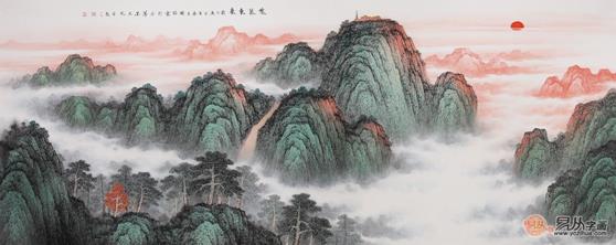 鉴赏:画家李国胜国画山水艺术佳作,实乃妙合无间