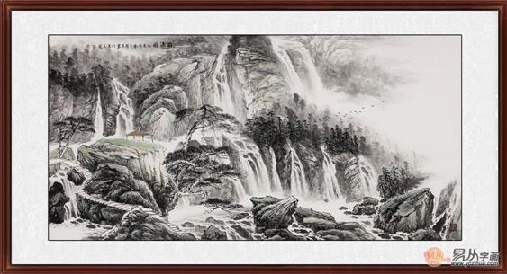 鉴赏:画家李国胜国画山水艺术佳作,实乃妙合无间