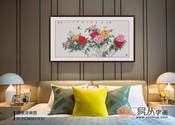 卧室床头背景墙挂画选这些,效果是真的好!