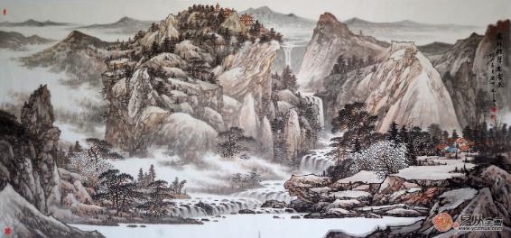 胸含万壑,妙笔绘千山——画家林德坤写意山水画欣赏