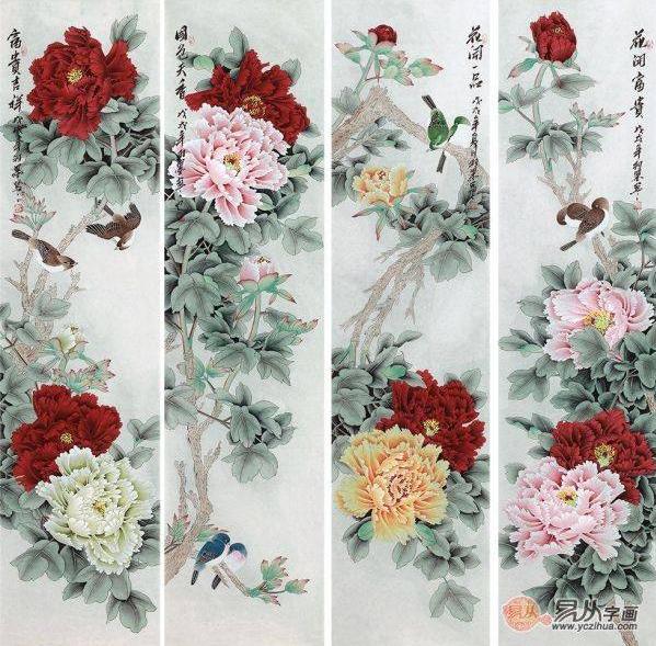 室内大白墙上挂什么画好，灵动花鸟画带来的别样艺术情调