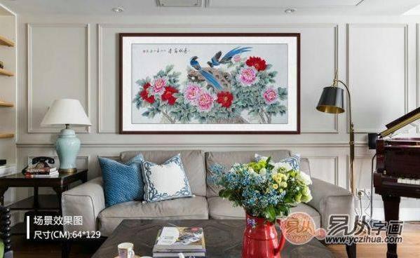 室内大白墙上挂什么画好，灵动花鸟画带来的别样艺术情调