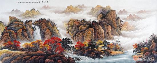 这4种家居山水画的搭配,每一款都让人心动