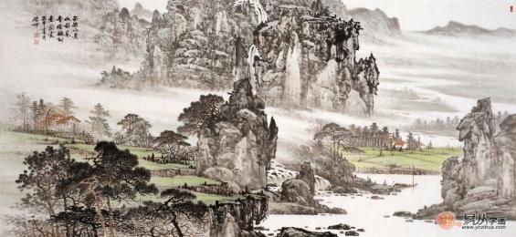 客厅背景墙挂什么画好?花点时间,认真看完这篇攻略