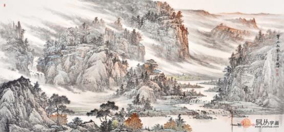 客厅背景墙挂什么画好?花点时间,认真看完这篇攻略