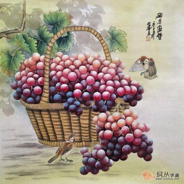 餐厅装饰什么画好,好看寓意又好的手绘花鸟画