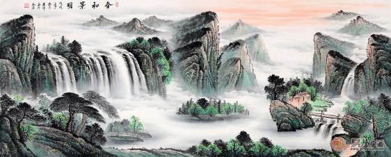 沙发后面挂什么画旺财 需要挂画的看过来!