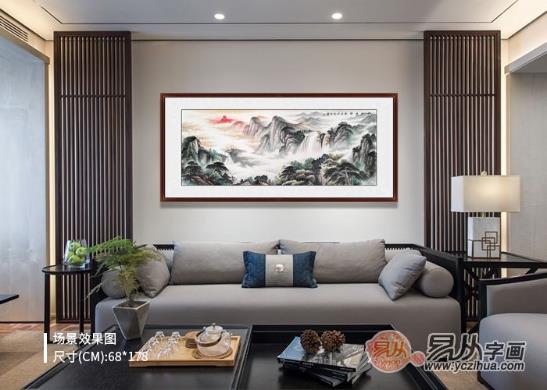 客厅字画之山水画作品推荐,每一幅都独具魅力!